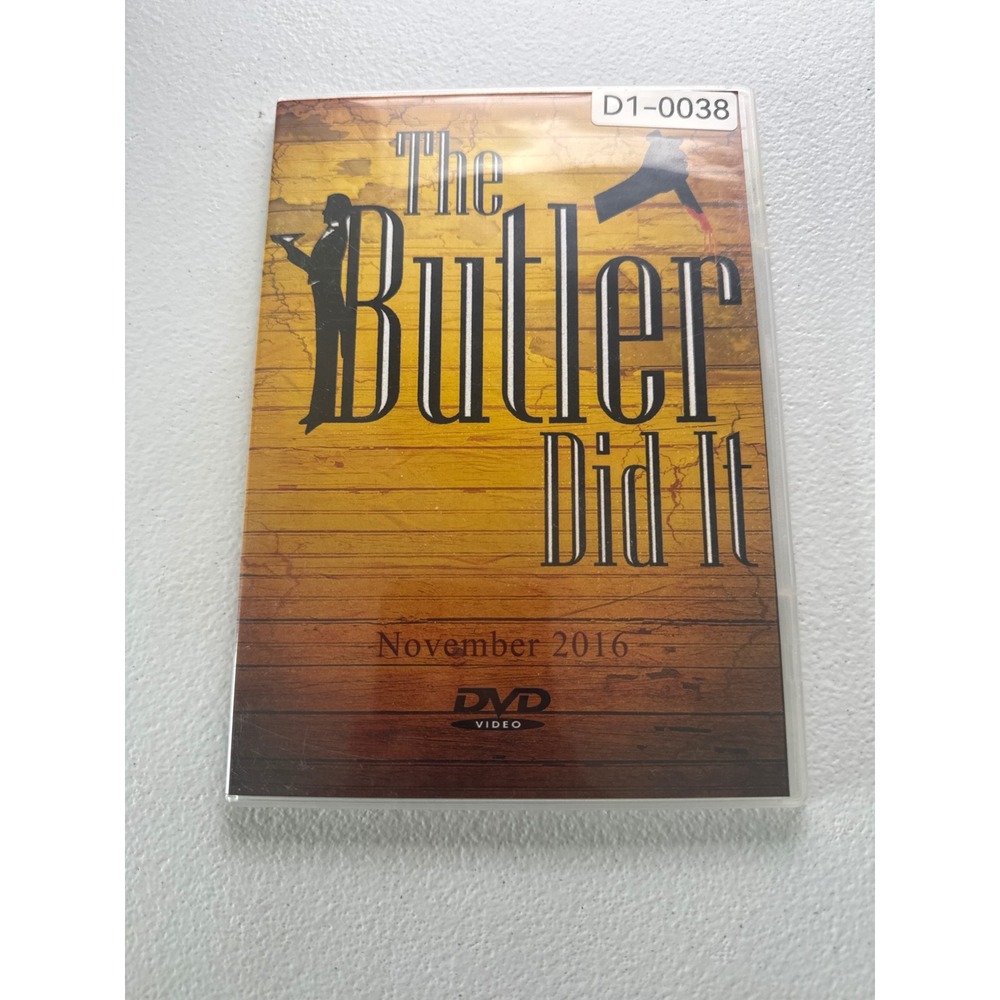 The Butler Did It DVD November 2016 Mystery Thriller Movie Physical Media